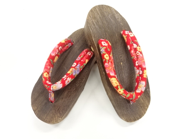 JAPANESE BURNT PAULOWNIA GETA (24cm)